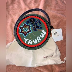 Mola Sasa NEW zodiac Taurus clutch bag purse embroidered may birthday GIFT